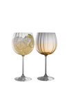Galway Crystal Erne Gin & Tonic Glasses Pair, Amber
