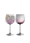 Galway Crystal Erne Gin & Tonic Glasses Pair, Amethyst