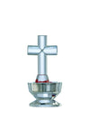 Galway Crystal Glass Cross Votive Candle