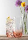 Galway Crystal Erne Hiball Glass Pair, Blush