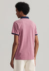 Gant Oxford Pique Polo Shirt, Sunset Pink
