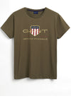 Gant Archive Shield T-Shirt, Racing Green
