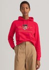 GANT Womens Archive Shield Hoodie, Sunset Pink