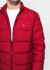 Gant Panel Down Puffer Jacket, Red