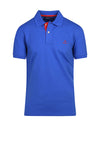 Gant Contrast Pique Collar Polo Shirt, Lapis Blue