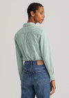 Gant Red Gmt Wash Oxf Stripe Shirt