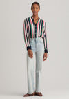 GANT Womens Regular Fit Striped Shirt, Multi