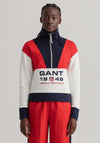 GANT Womens Retro Shield Half Zip Sweater, Multi
