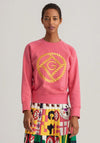 GANT Womens Rope Icon Sweatshirt, Rapture Rose