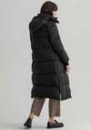 GANT Womens Full Length Down Filled Long Coat, Black