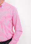 Gant Broadcloth Gingham Shirt, Perky Pink