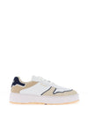 Gant Kanmen Leather Trainers, White & Beige