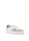 Gant Kanmen Leather Trainers, White & Beige