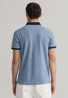 Gant Oxford Pique Rugger, Silver Lake Blue