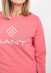Gant Lock Up Crew Neck Sweatshirt, Rapture Rose
