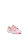 Garvalin Baby Girls Canvas Dual Strap Trainers, Pink