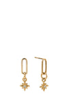 ChloBo Divine Journey Link Earrings, Gold