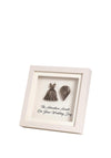 Genesis Framed Occasions Wedding Day Frame, White