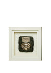 Genesis Claddagh Frame Ornament, White