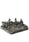 Genesis Irish Currach Ornament, Bronze