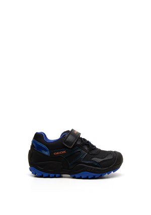 Geox Boys Savage Waterproof Trainer, Black