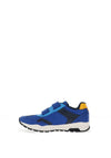 Geox Boys Pavel Velcro Strap Trainer, Blue