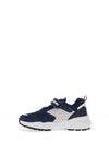 Geox Boys Heevok Velcro Strap Trainer, Navy