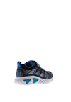 Geox Boys Lights Assister Velcro Trainer, Navy Blue