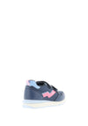 Geox Girls Double Velcro Trainers, Navy