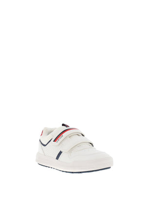 Geox Kids Double Velcro Trainers, White