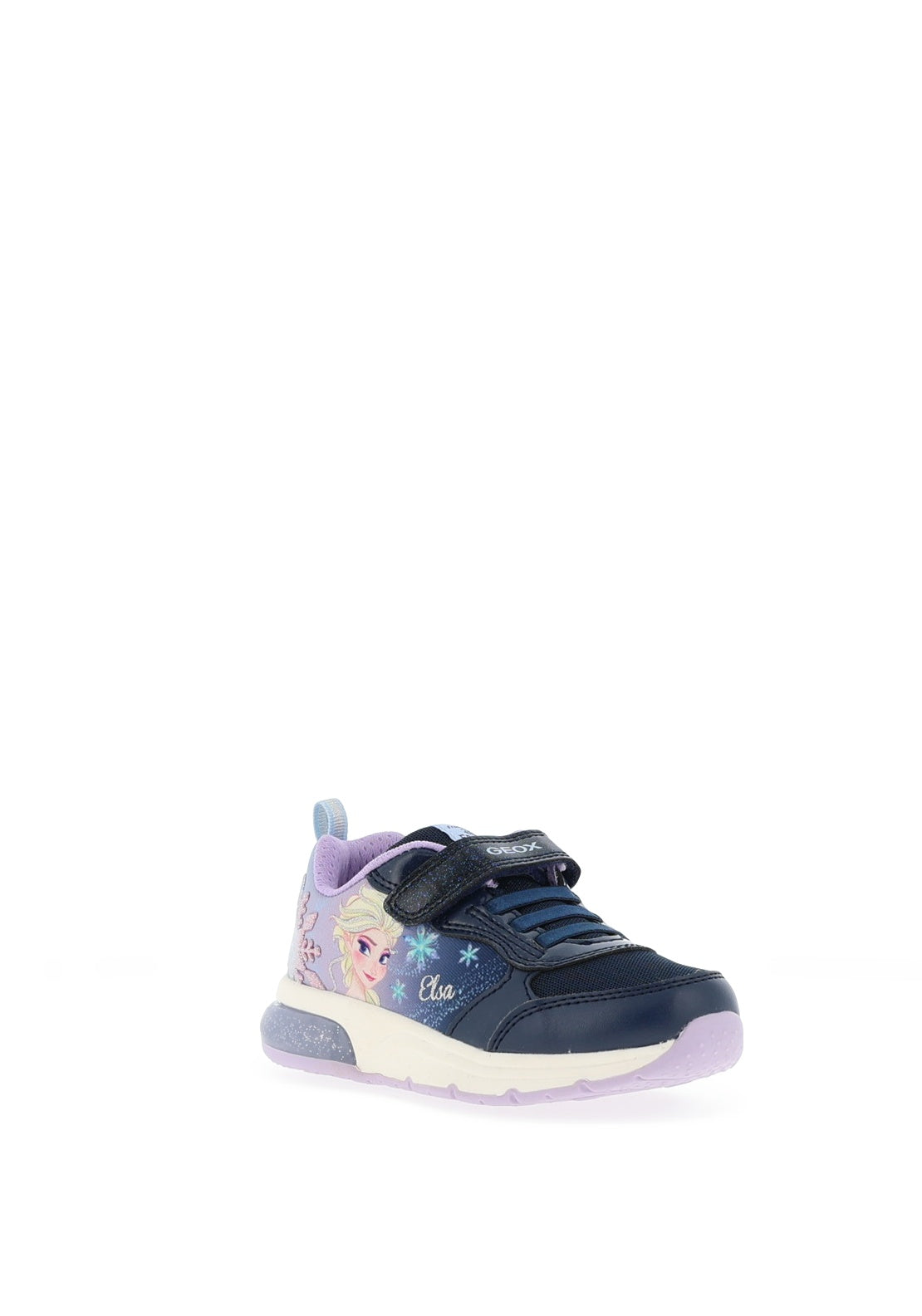 Geox Girls Spaceclub Light up Trainers, Navy