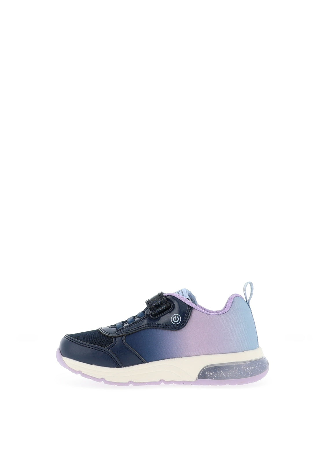 Geox Girls Spaceclub Light up Trainers, Navy