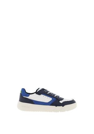 Geox Boys Elastic Laced Trainers, White