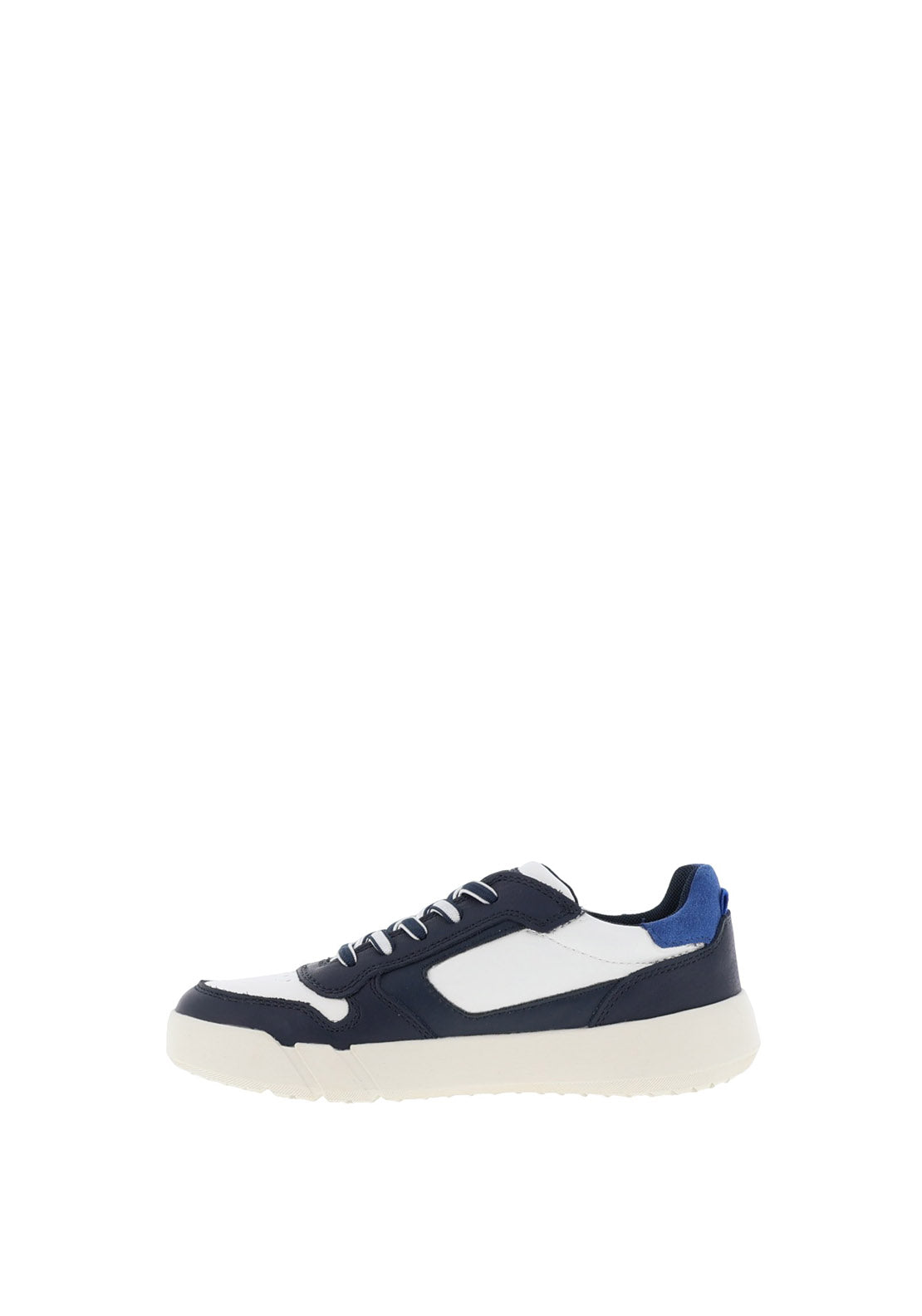 Geox Boys Elastic Laced Trainers, White