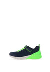 Skechers Boys Microspec Max Velcro Trainer, Navy