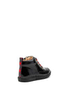 Geox Toddler Patent Leather Boots, Black