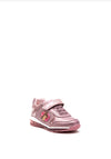 Geox Toddler Disney Belle Velcro Lace Trainers, Blush