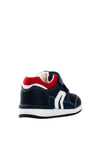 Geox Baby Boys Leather Contrast Velcro Boots, Navy