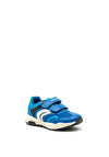 Geox Boys Pavel Double Velcro Trainers, Royal Blue