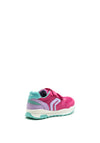 Geox Girls Mesh Velcro Straps Trainer, Pink Multi