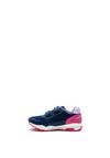 Geox Girls Pavel Sport Double Velcro Trainers, Navy