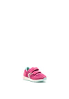 Geox Girls Mesh Velcro Straps Trainers, Fuchsia