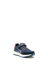 Geox Boys Briezee Mesh Mix Trainers, Navy Multi