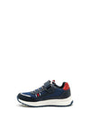 Geox Boys Briezee Mesh Mix Trainers, Navy Multi