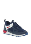 Geox Boys Mesh Contrast Trainers, Navy