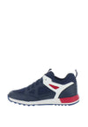 Geox Boys Mesh Contrast Trainers, Navy