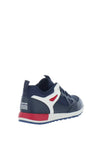 Geox Boys Mesh Contrast Trainers, Navy