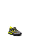 Geox Assister Trainers, Black Yellow