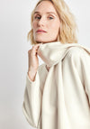Gerry Weber Oversized Top with Detachable Scarf, Cream