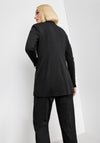Gerry Weber Double Breasted Long Blazer, Black